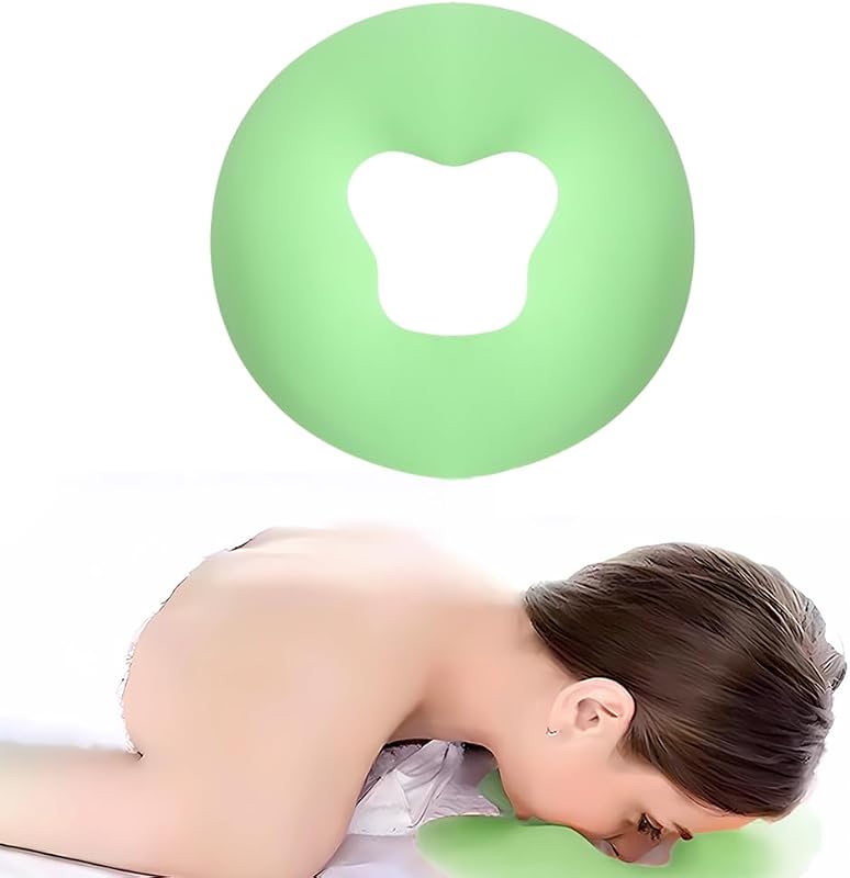 Almofada facial de silicone OULIGET, verde