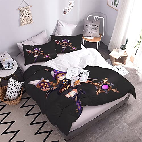 Parure de lit 1 personne magicien en microfibres pour des nuits magiques - 4