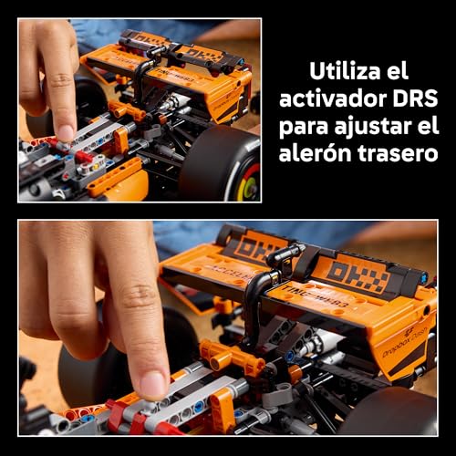 Miniatura 6 de LEGO Technic Coche McLaren MCL39 F1 - Kit de Maquetas para Adultos - Coche de Fórmula 1 Coleccionable con Motor V6, Diferencial y Activador de DRS - Regalo de F1 para Fans del Motor - 42228