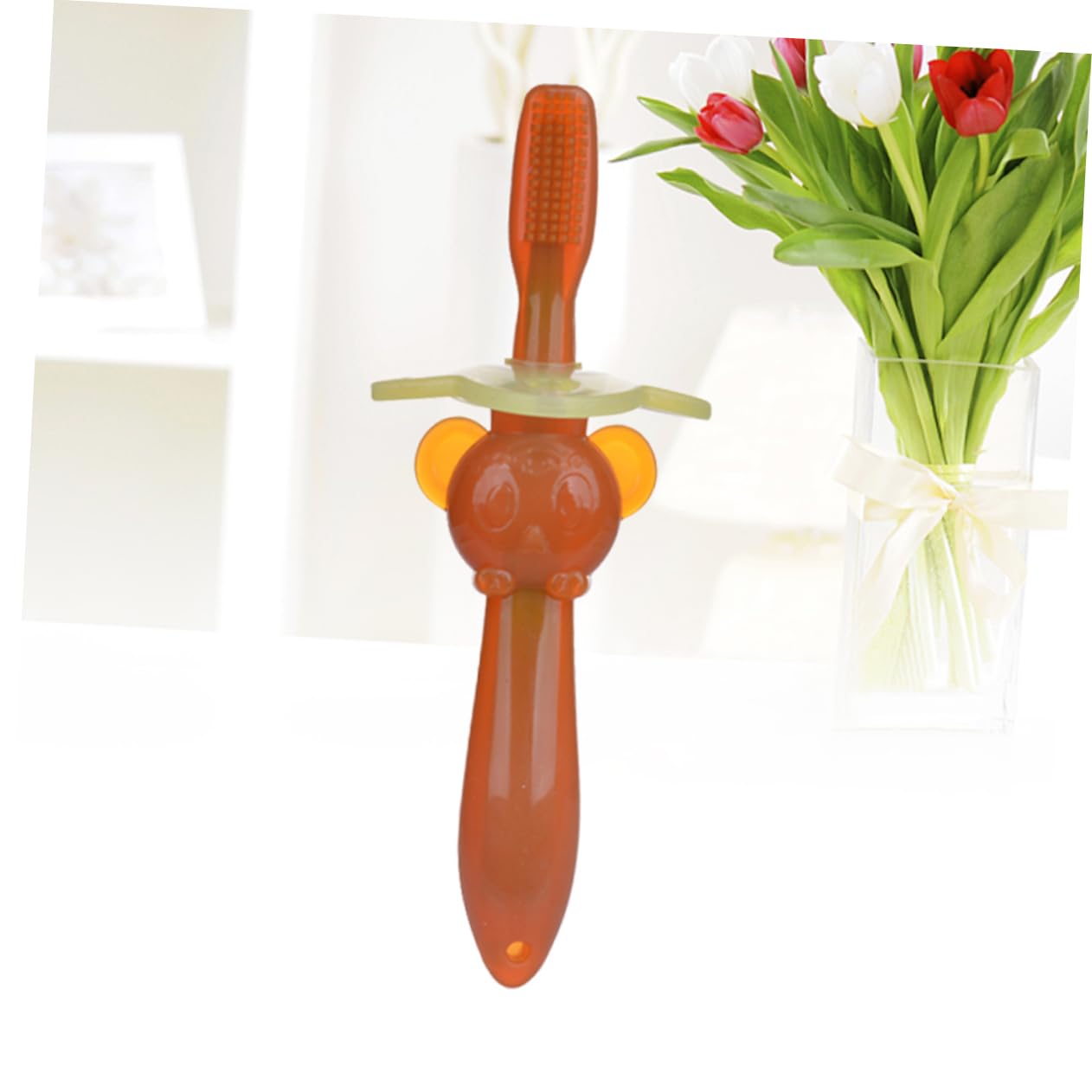 Didiseaon 6 Pz spazzola per l'addestramento del bambino baby toy spazzolino da denti in silicone per bambini spazzolino orale per bambini spazzolino da denti per 2 in 1