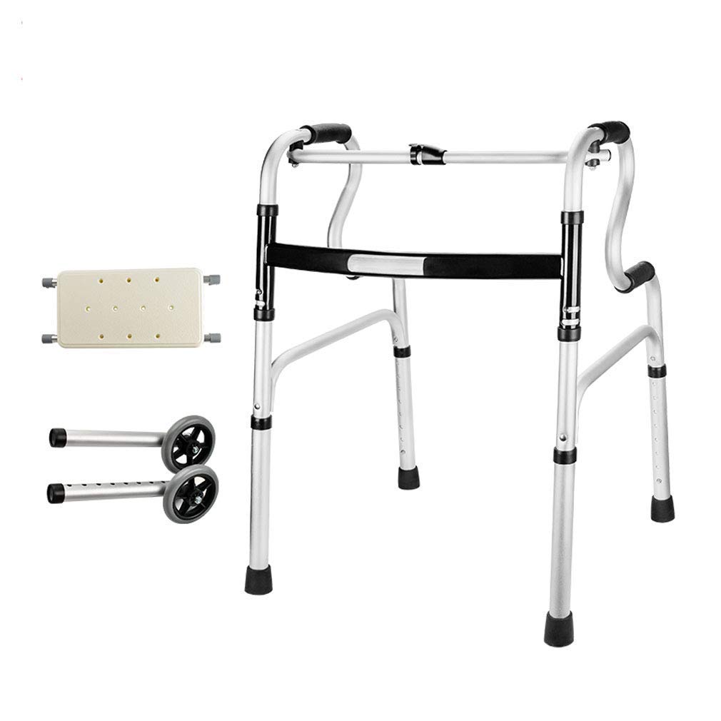 Buy Shower Chair with Padded Seat,Foldable Rollator Walker with 2