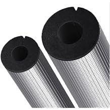 Pipe Insulation Foam Tube, Air Conditioner Insulation Pipe Wrap, Foam Half Split Water Pipe 3/4" 1" 1-1/4" 1-1/2" 2" 2-1/2" High Resilience  Color 1.18" , Size ID 3-1/2"
