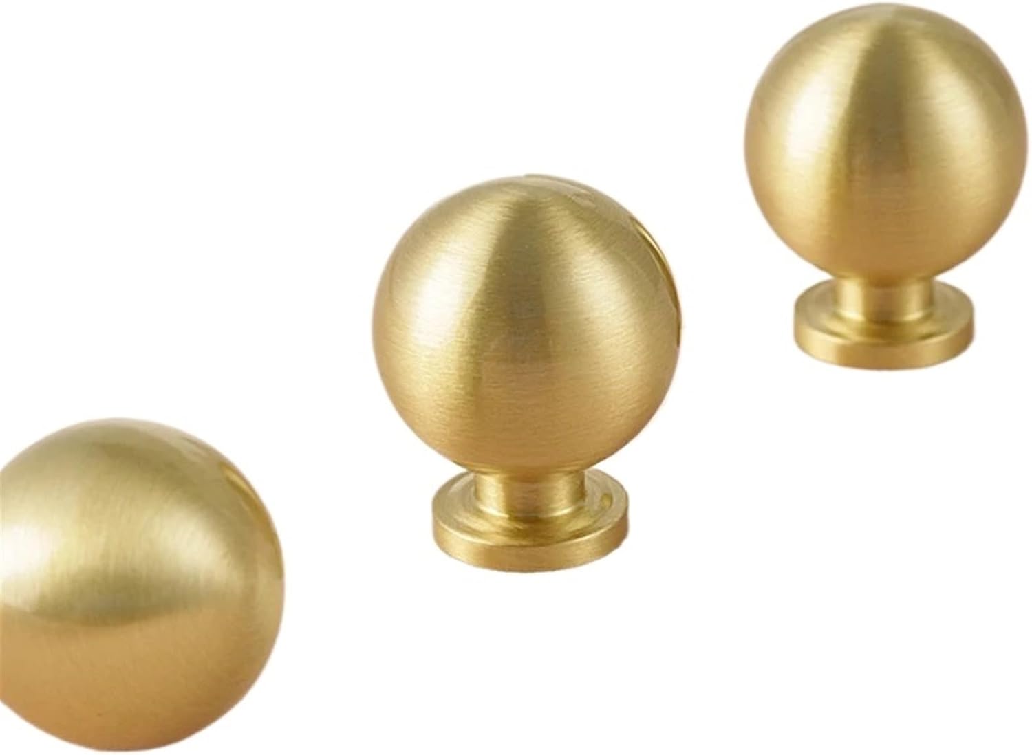 Cabinet Knobs for Drawers Kitchen Cupboard Pulls Copper Drawer Handle Gold Dresser Classical Furniture Handle 2Pcs(D-S)