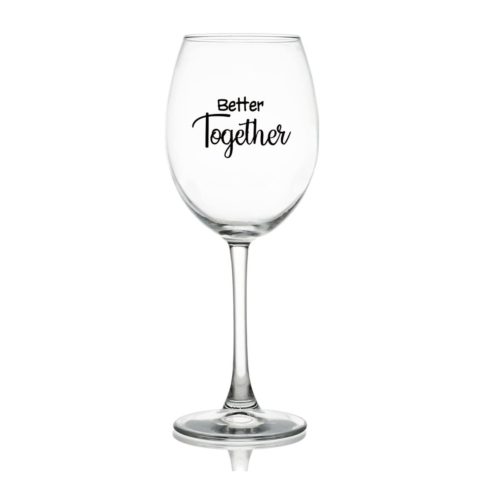 Verre à vin rouge rustique bohème pour pique-niques et fêtes en plein air Better Together