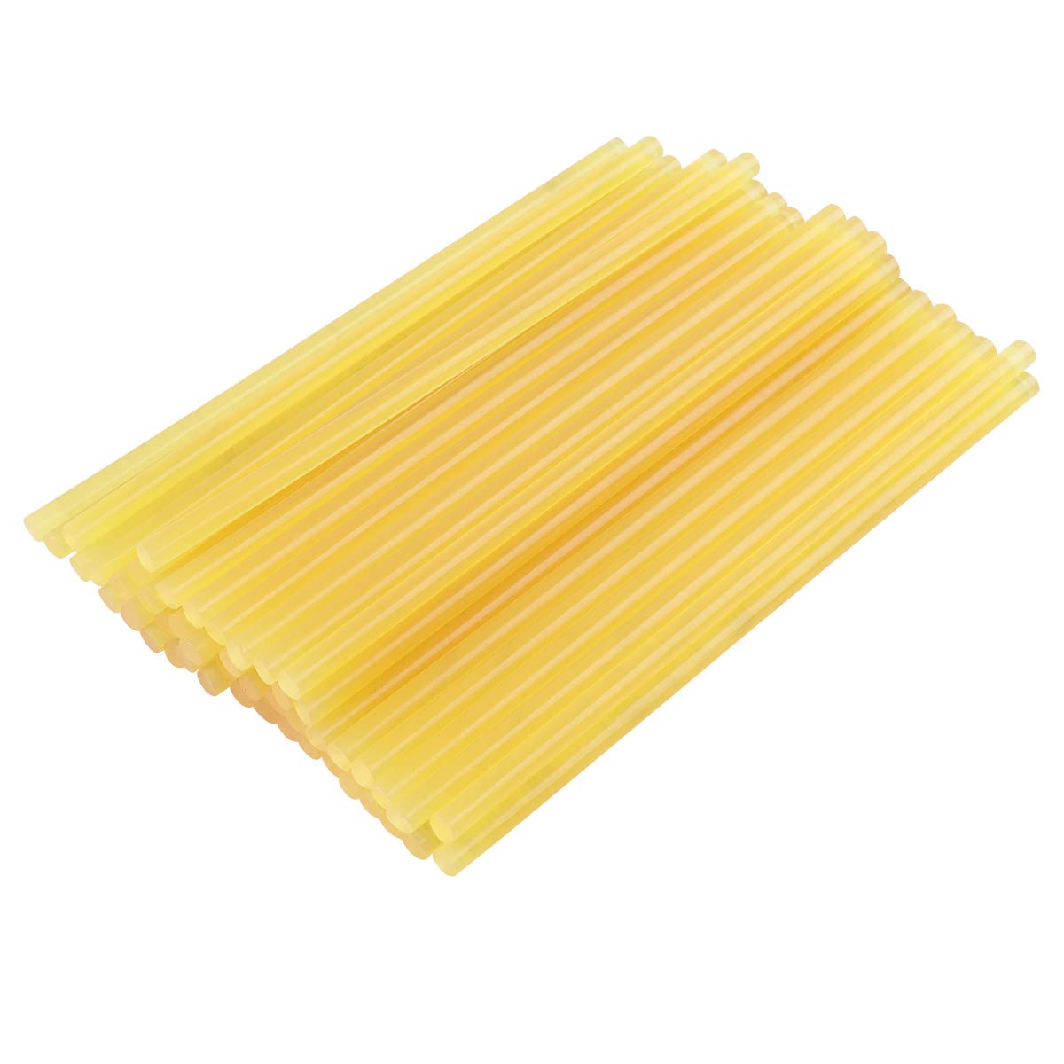 LALAFINA 100pezzi Hot Melt Glue Sticks Adesivi Forti Per Riparazioni Casa e Negozio Strisce Di Colla Gialle Facili Da Usare Odore