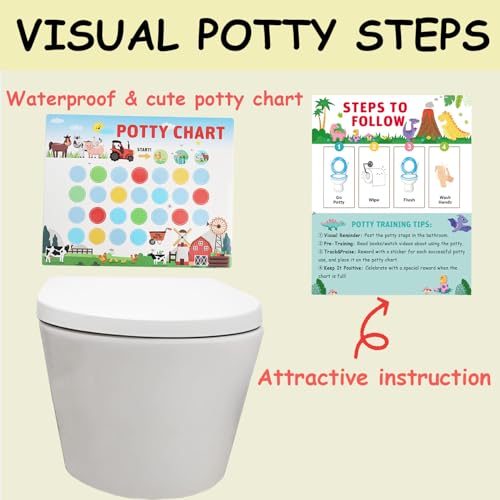 Save $4 on Potty Training Chart with Farm Animal Stickers for Kids - Image 3