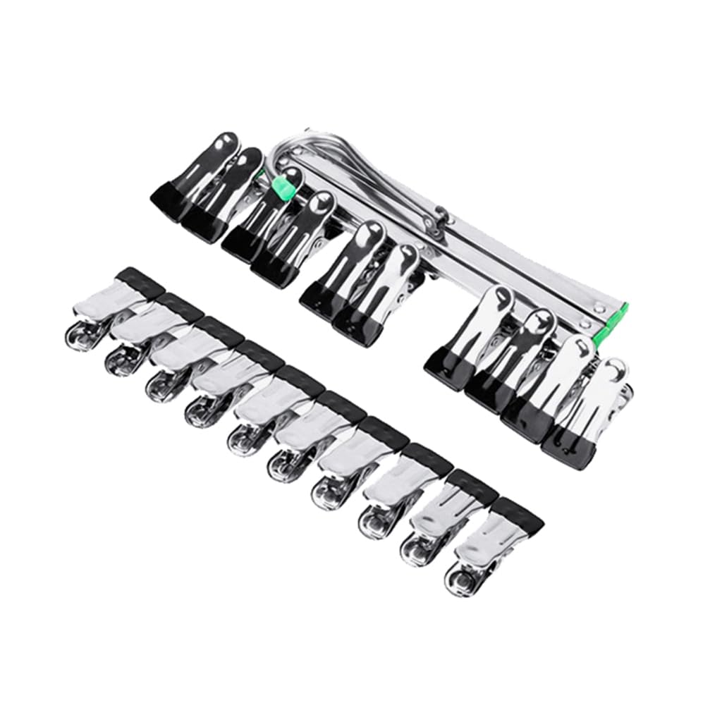 Cadre de séchage négatif pour chambre noire - Pliable - Coupe-vent - 10 clips pour accessoires de film 35 mm 120/135