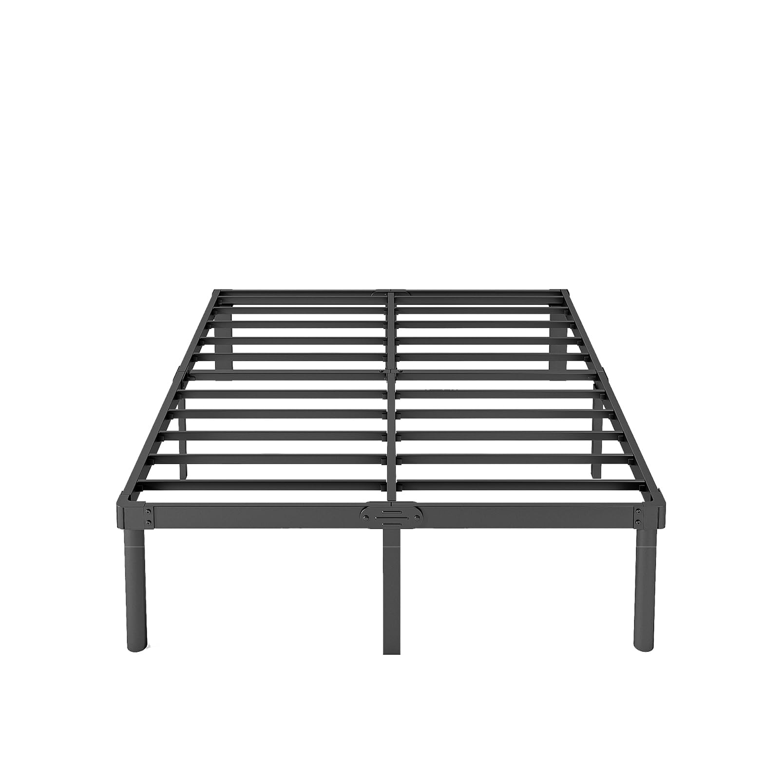 SunnyDaze 16 Inch High Heavy Duty Full Size Bed Frame Metal, Platform Bed Frame Full Size No Box Spring Needed, Easy Assembly, Noise Free, Black