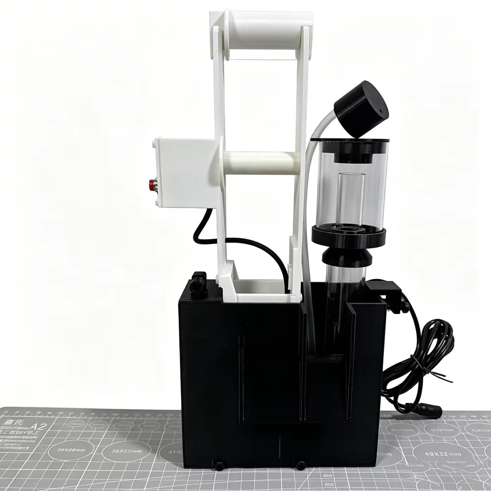 Toplionace Caja de Filtro de 12V para Montaje Externo en Acuario Marino Nano, Compatible con Espumadores de Proteínas y Máquinas Automáticas de Papel de Filtro.