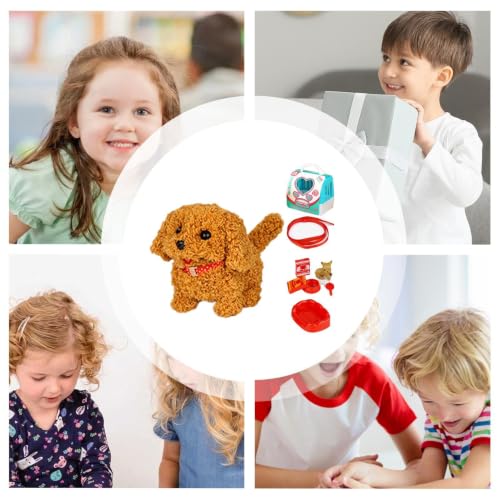 Mascota de peluche abrazable perro robot interactivo para regalo 4