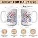 XYASMINELNK USA 250th United States Anniversary Coffee Mug, Patriotic Coffee Mug for American 1776-2026, Independence Day gift for Patriots, Men, Women, Friends, Coworkers(15oz)-29