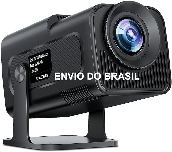 Projetor HY320 Native 4K 1080P Projetor Bluetooth, Projetor de Ví...
