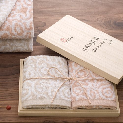 Amazon｜今治謹製 紋織 バスタオル 2枚セット 木箱入 IM5037｜タオル