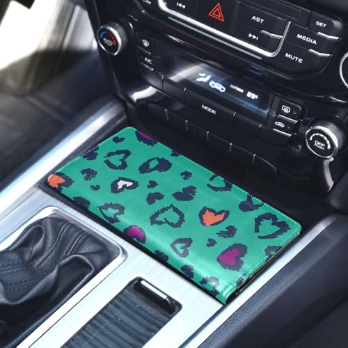 Organizador para auto cuero slim miniatura 5