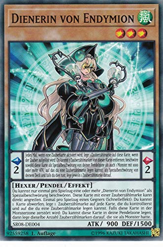 SR08-DE004 - Dienerin von Endymion - Common - 1. Auflage - Deutsch - Structure Deck: Order of The Spellcasters - mit LMS Trading Fieldcenter-Karte Yugioh