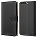 Produktbild Conie BW10767 Basic Wallet Kompatibel mit Huawei P10 Plus, Booklet PU Leder Hülle Tasche mit Kartenfächer und Aufstellfunktion für P10 Plus Case Schwarz