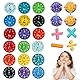 18 Stück Mathe Fidget Spinner,Math fakten Fidget Spinner,Mathe Fakten Fidget Spinner,Fidget Spinner Mathe,Additions-Subtraktions-Multiplikations und Divisions Mathe-Lernspiele