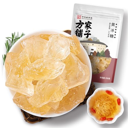 黄氷砂糖 350g/袋 氷砂糖 氷糖 黄色氷砂糖 小粒黄氷糖 伝統的な技術で作られ 無添加 無着色 天然結晶化 透明で 糖水伴侶 茶飲 花茶 甘湯 焙煎原料