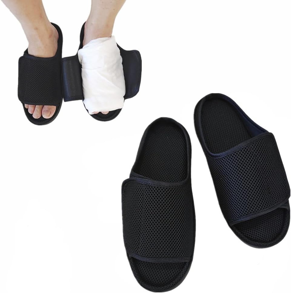 [WEEOATAR] 介護シューズ 介護 サンダル 介護靴 老人靴 メッシュ素材 軽量 滑り止め 高齢者 面ファスナー 室内履き 滑り止め 室外 転倒予防 ウォーキング XL