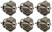 Produktbild Nicola Spring Keramik Schrank Schubladenknöpfe - Solide Vintage Design - Grau - 6er Pack