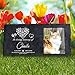 Farfume Personalized Pet Memorial Stones with Photo & Text | Custom Pet Grave Markers in Garden | Dog Headstones Pet Memorial Keepsake(r-Heart)