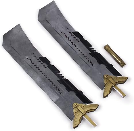 Amazon Com Avengers Endgame Thanos Two Blade Sword Double Edged Sword Uru Cosplay Weapon Props Clothing Shoes Jewelry