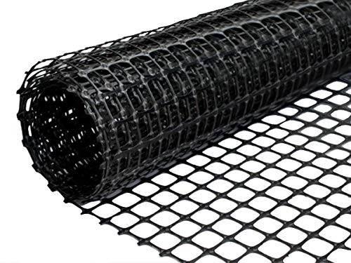 Preisvergleich Produktbild Primegarden Rasengitter Rasenschutzgitter Gartenweg Schutzgitter - Schwarz - 12m (120)