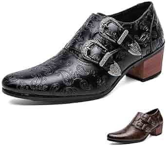 Amazon.com | Optigard Men's Double Monk Strap Chelsea Boots