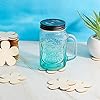 Blulu 3 Inch Unfinished Wooden Flower Cutouts Wooden Discs Crafts Blank Flower Shape Ornaments Embellishments Slices for DIY Projects Decoration(50 Pcs) #5