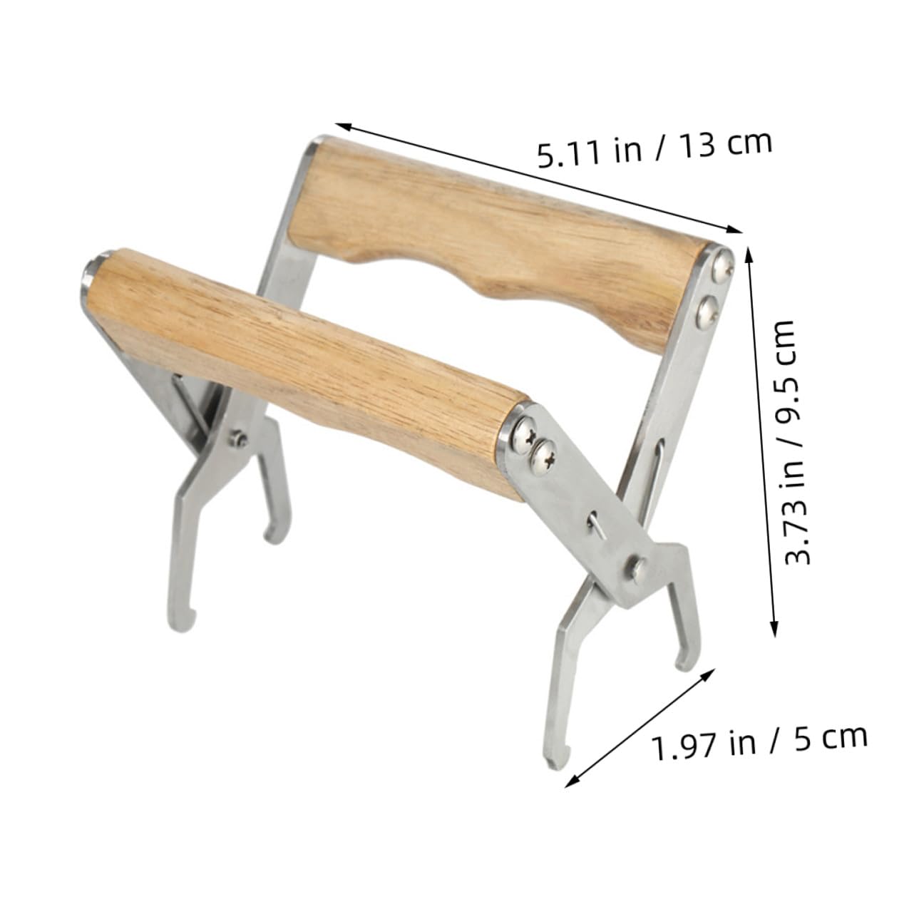 UPKOCH 3pièces Supports Pour Cadres De Ruche Acier Inoxydable Lève-cadres Pour Apiculture Pour Prise Main Récolte Du Miel