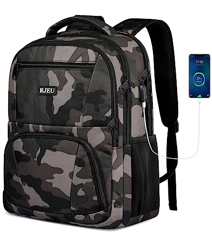 Image of School Backpack for Teens & Boys - 15.6 Inch Laptop Backpack
