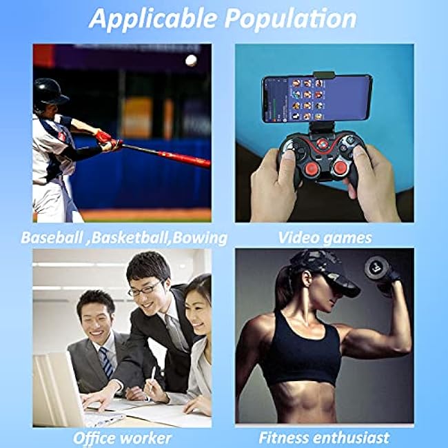 Metal Torque Ball with Light, Weighted Auto-Start Gyro Ball Hand Wrist Forearm Trainer and Strengthener for Exercise Joint and Muscle with Bag