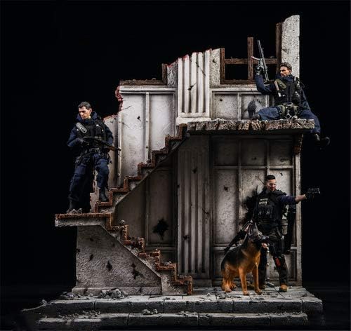 Amazon R Doll 1 12 素体 フィギュア 台座 スタンド ダメージ 建物 廃墟 シーン 可動 かっこいい アリ アクセサリー 道具 情景 Twtoys フィギュア ドール 通販