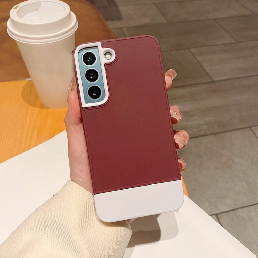 Cadre d'armure carrée en silicone liquide de qualité pour Samsung S22