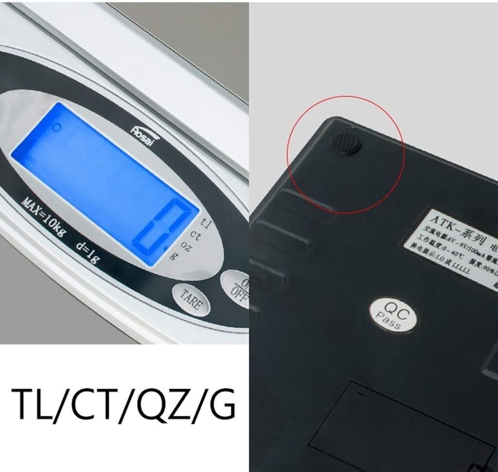 High Prec Kitchen Weighing Scale Large Countertop Laboratory Electronic Scale Ingredients Food Baking Jewellery Scale
