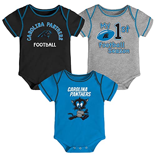 Outerstuff NFL Newborn (0M-9M)/Infants (12M-24M) Miami Dolphins 3 Piece Bodysuit Set, 18M