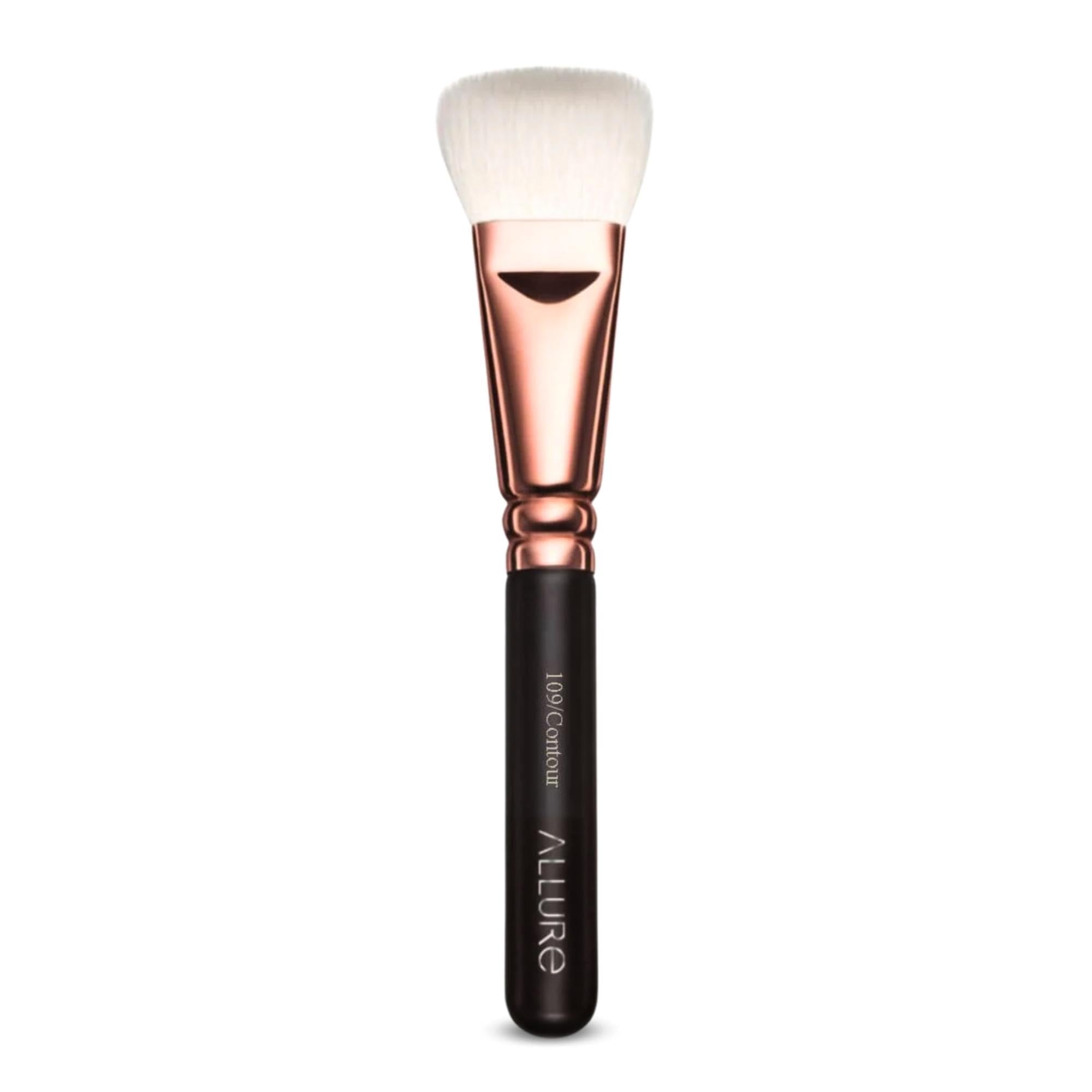 Allure Foundation Makeup Brush, Contour Brush for Bronzer Liquid Foundation Cream Powder Blending Buffing, Nose Contour Brush, Cream or Flawless Powder Cosmetics Brush (ASB109)-picture-10