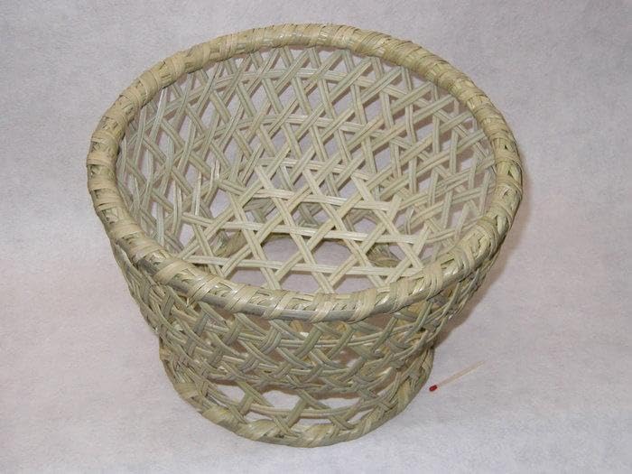 極上新品】鳥越竹細工 すず竹 ごかご 碗かご 大 希少】竹籠 伝統工芸