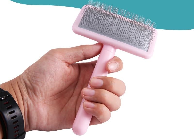 Brosse à Poils de Chien, Outil de toilettage Efficace for Un Pelage Bien entretenu, Brosse for Animaux de Compagnie, Brosse à Poils de Chien Efficace(Black)