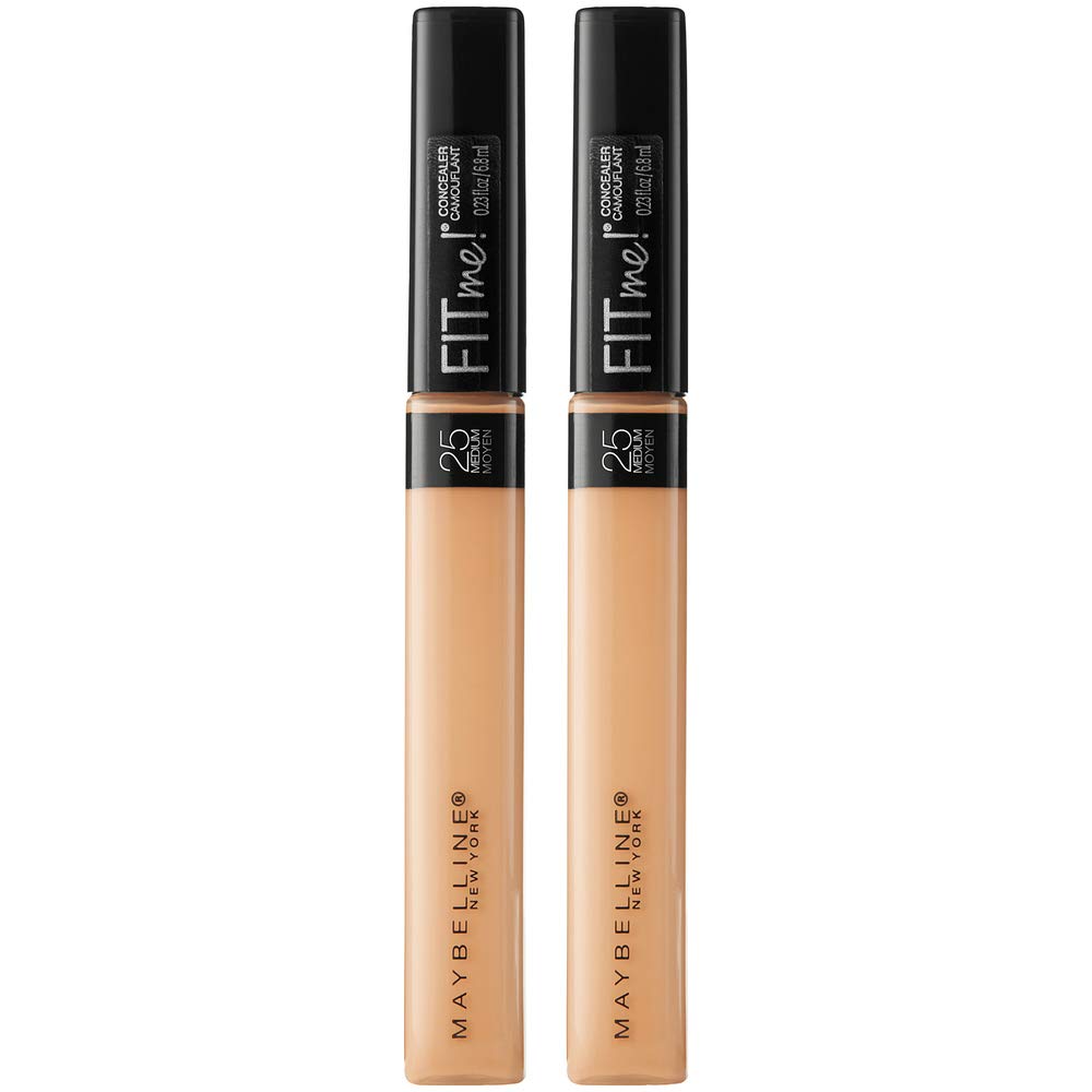 Maybelline New York Fit Me Liquid Concealer Makeup, Fair, Each 2 Count of 0.23 Fl Oz