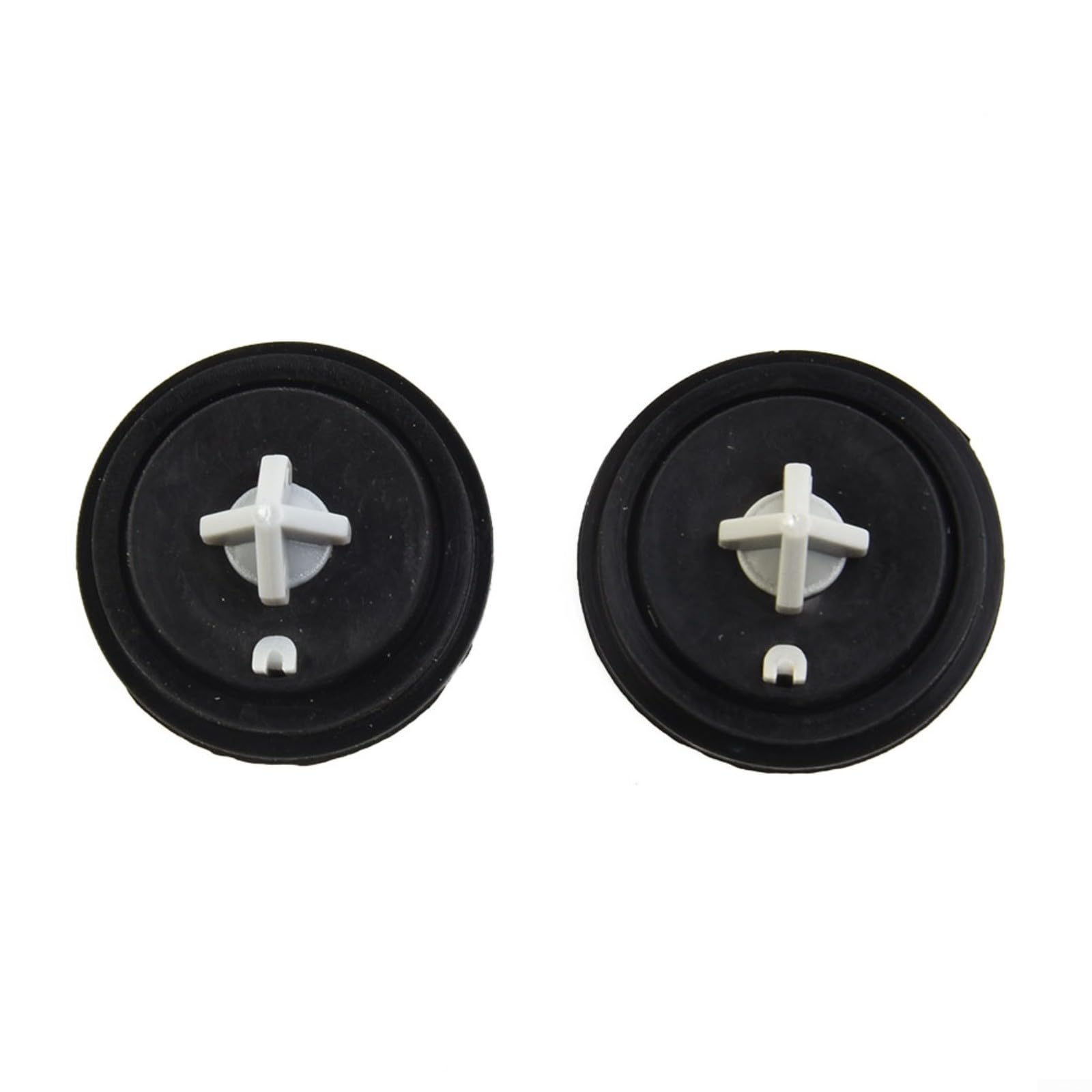 Guarnizione a membrana in gomma nera da 28 mm per valvola di riempimento del serbatoio del WC Siamp 95 95L 99T 99B 99 (2 pezzi)