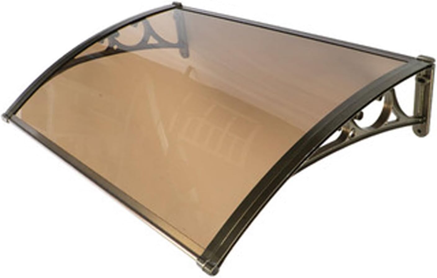 Window Awning Exterior Rain and Snow, Door Canopy Made of Transparent Polycarbonate and Aluminum Frame, for Windows, Doors, Balconies, Customizable(Transparent Color,40x80cm)