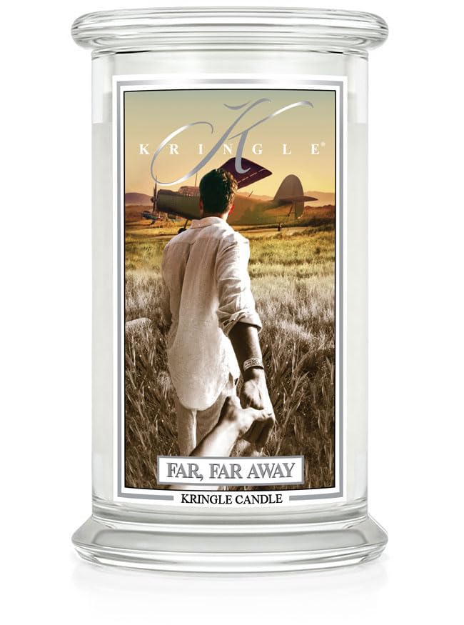 Kringle Candle FAR FAR Away Large 2-Wick 22 oz 100 Hour Jar