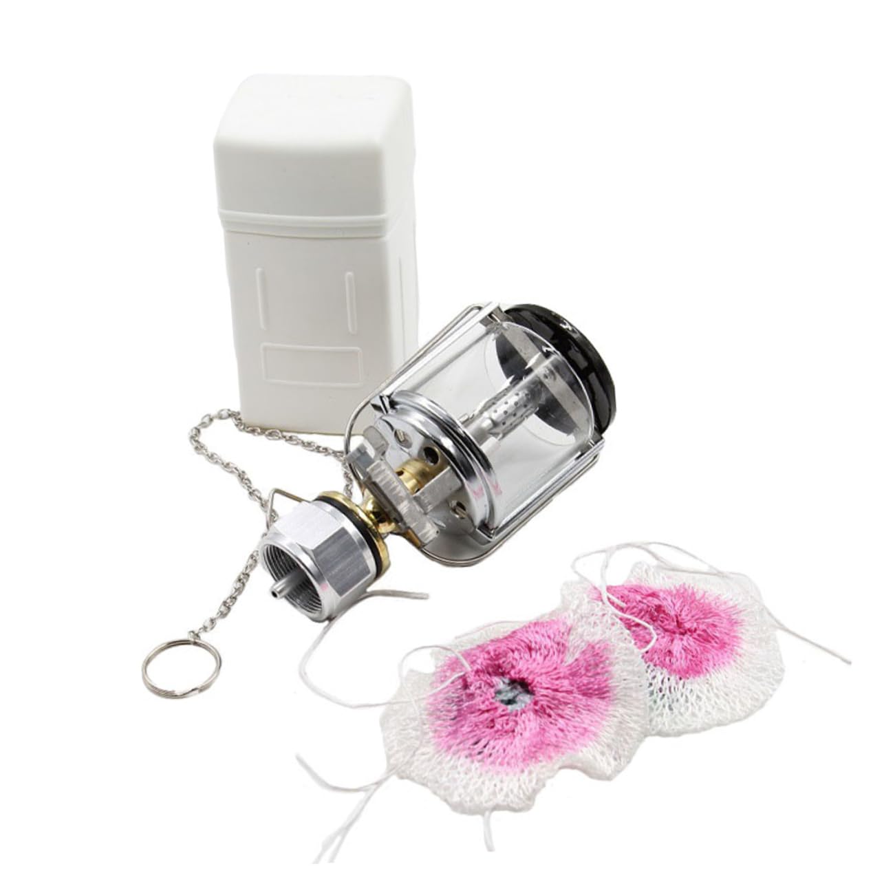 GALPADA Camping Gas Light Lantern Propane Camping Lamp Gas Lantern Portable Outdoor Light Led