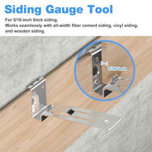 Siding Gauge Tool,Siding Tools,Gecko Siding Gauge Clamps,Siding Gauge For 5/16