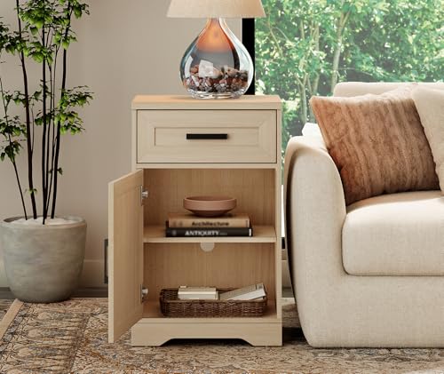 Image of WAMPAT 32-inch Tall Farmhouse End Table Set of 2