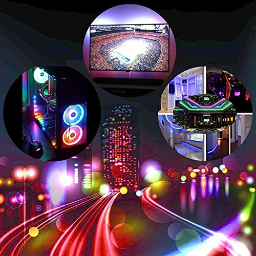 Svfishkk Ws2812B Led Strip Individual Addressable Light Full Color Smd 5050 Rgb Pixel Strip Dc5V(16.4Ft 150Leds Waterproof Ip65, Black Pcb) #TOP7