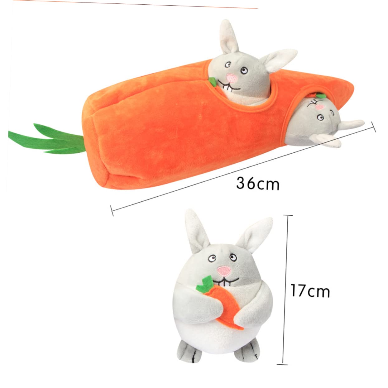 INOOMP 2stücke Plüschspielzeug Für Hunde Langlebiges Quietschspielzeug Mittelgroße Und Große Hunde Für Indoor-spielzeiten Spielaktivität