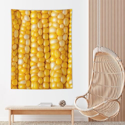 Tapiz vertical de maíz con diseño divertido para transformar tu sala de estar 5