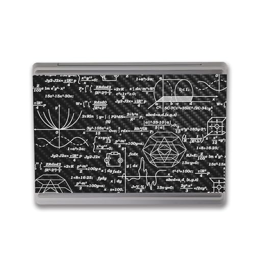 Image of MightySkins Carbon Fiber Skin Compatible with Microsoft Surface Laptop Go 3 (2023) Full Wrap Kit - Mathematical | Protective, Durable Textured Carbon Fiber Finish | Made in The USA